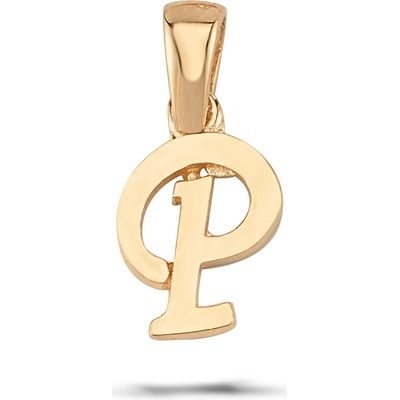 Lillian Vassago Zlatý přívěsek písmeno P LLV03 GP002 P Růžová