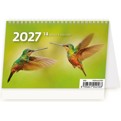 Helma 365 Plánovací MINI 14denní 2027