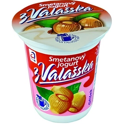 Mlékárna Valašské Meziříčí Smetanový jogurt z Valašska oříšek 150 g