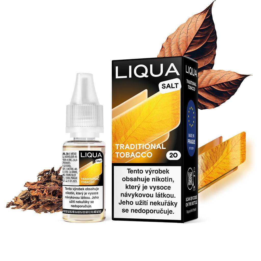 liqua traditional tobacco Liqua Salt Traditional Tobacco 10 ml 10 mg od 128 Kč