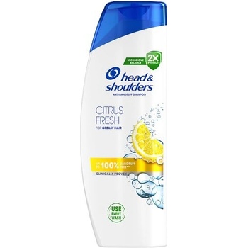 Head & Shoulders Citrus Fresh šampón proti lupinám na mastné vlasy 500 ml