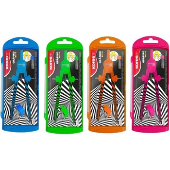 Kores Kovové kružítko GRAFIKO NEON