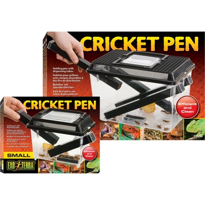 Exo Terra Cricket Box - 3 tuby/2 špongie