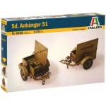 Italeri Italeri: Модел Sd. Anhanger 51 - 1: 35 (6450s)