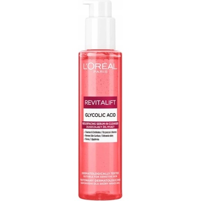 L'Oréal Paris Revitalift Resurfacing Cleanser exfoliační čistící gel s kyselinou glykolovou 150 ml