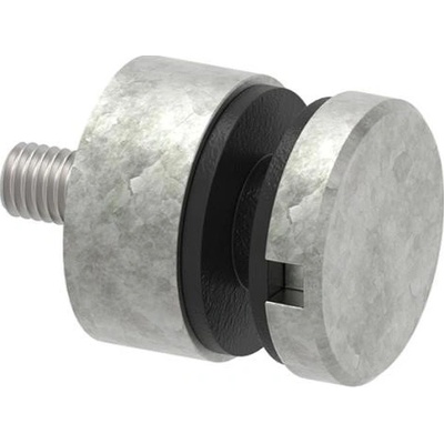 Feldmann 60190-ZN0 - ZAMAK bodový držiak skla na rovinu, pr. 30 mm