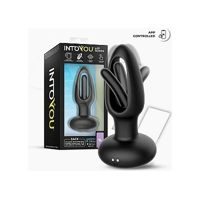 IntoYou App Series Zack Anal Plug vibrační anální kolík s aplikací