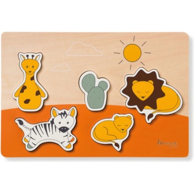 Hauck Дървен пъзел Puzzle N Fit Safari (813083)