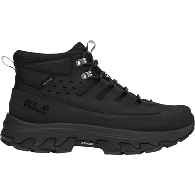 Jack Wolfskin Мъжки туристически обувки Jack Wolfskin Apex Hike Texapore Mid Walking boots - Black - размер 47 (EU) (019-1423-0123)