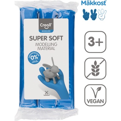 Creall modelovacia hmota Super soft 500 g modrá