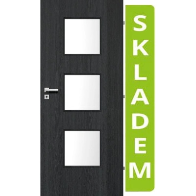 VILEN DOOR Deni 3/3 Dub Antracit 80 x 197 cm