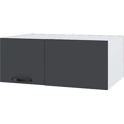 ИРИМ Горен ъглов кухненски шкаф Сити БФ-Карбон мат-11-113 90 см