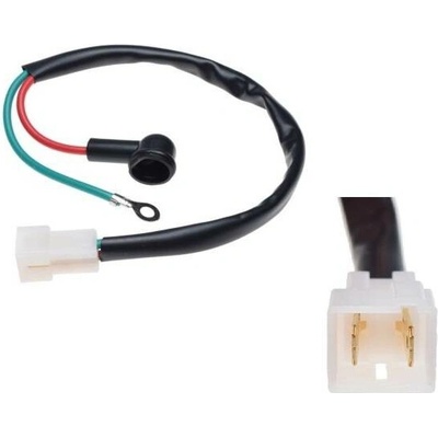 kabel k hornímu startéru motory mot. 139FMB 50 4T délka cca 360 mm na jedné straně očko pro šroub M6 na druhé straně konektor plochý se závitem M4