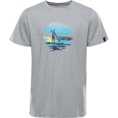 ALPINE PRO Мъжка тениска от немачкащ се материал ALPINE PRO GORAF 2 висок растеж вариант pa ALPINE PRO | Siv | МЪЖЕ | XS