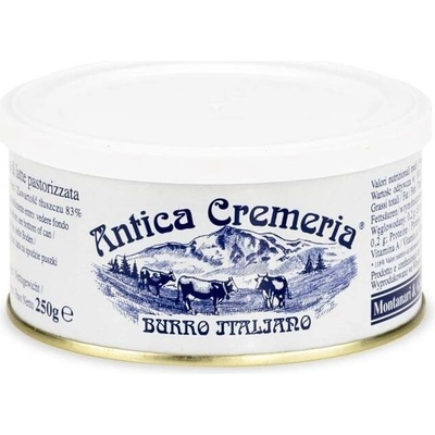 Montanari & Gruzza antica cremeria máslo v kovové krabičce 250g