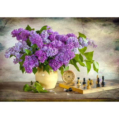 Enjoy - Puzzle Lilac and Chess - 1 000 piese