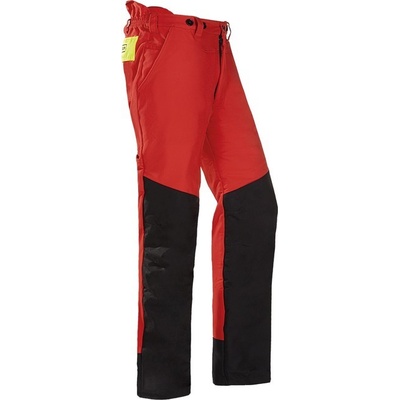 Cerva SIOEN SIP 1XSK CHAINSAW PANTS pracovné nohavice ČERVENO ČIERNE