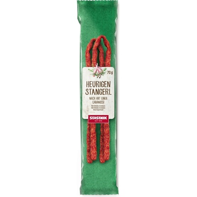 Stastnik Heurigenstangerl klobásky 70 g