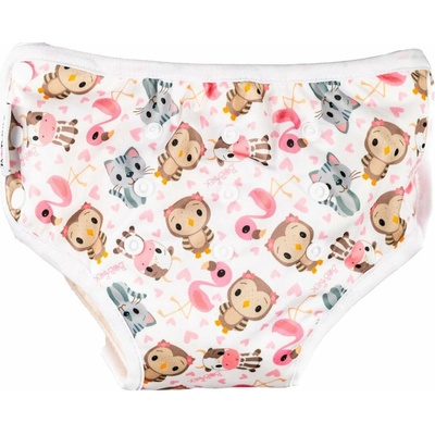 Bobánek Tréninkové kalhotky- Růžová zvířátka