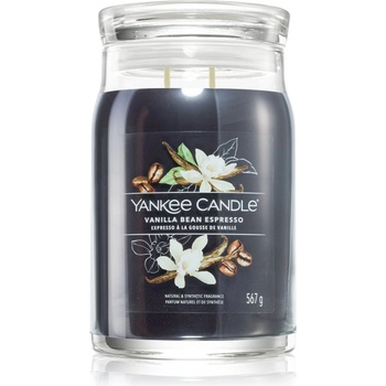 Yankee Candle Vanilla Bean Espresso ароматна свещ Signature 567 гр