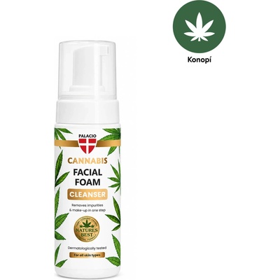 Palacio Konopná čistící pěna na obličej 150 ml