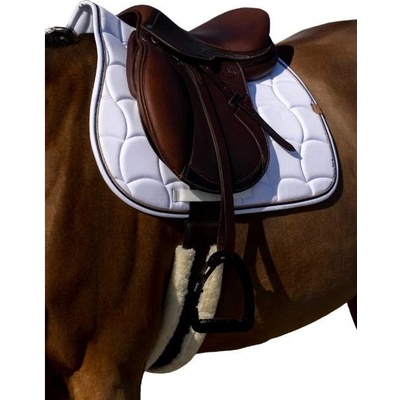 EQUITHEME podsedlová dečka Shiny white