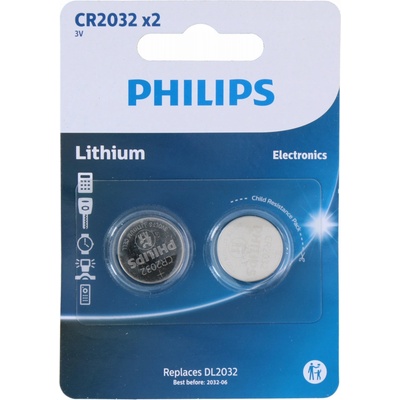 Philips CR2032 2ks CR2032P2/01B
