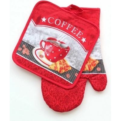 Praktik CHŇAPKA kuchynská rukavica s podložkou 04 káva UNI