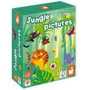 Deskové hry Janod Logická hra pro děti Obrázky z džungle