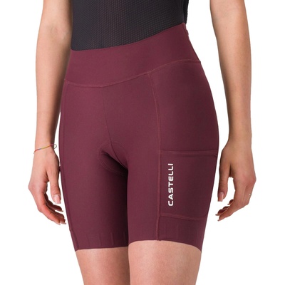 Castelli Comfort Travel short Deep bordeaux