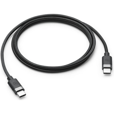 mophie USB-C към USB-C кабел с въжена оплетка за устройства с USB-C порт (100 см) - Mophie USB-C to USB-C Cable (черен) (409903467)