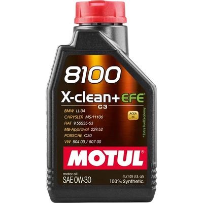 Motul 8100 X-clean+ EFE 0W-30 1 l
