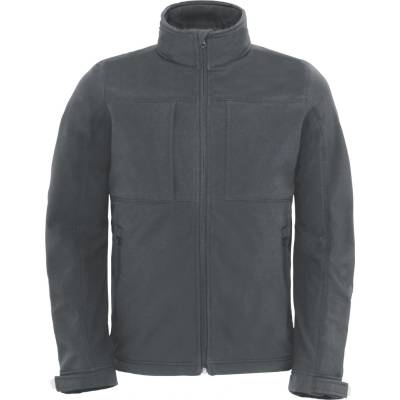 B&C Collection B&c hooded softshell men / Мъжко трислойно софтшел яке с качулка - тъмносиво xxxl (01195067013)