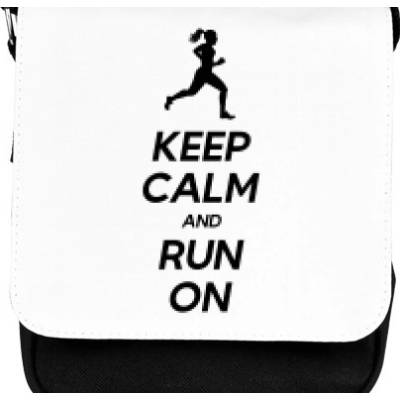 Malá brašna přes rameno Keep calm and run on