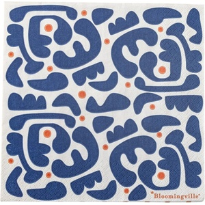 Bloomingville Хартиени салфетки в комплект 20 бр. 33x33 cm Eviaya - Bloomingville (82062810)