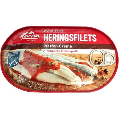 Hawesta Heringsfil Pfeffer Creme 200 g
