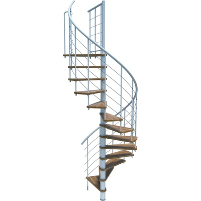 Minka STAIRS Kombinované točité schodiště Venezia Smart dub/bílá pr. 140 cm