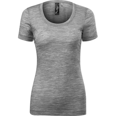 MALFINI Malfini premium merino rise 158 / Дамска тениска, 100% мериносова вълна - тъмносив меланж m (1581214)