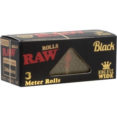 RAW black rolls 3 m