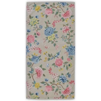 Pip Studio Good Evening bavlněná osuška khaki 70 x 140 cm