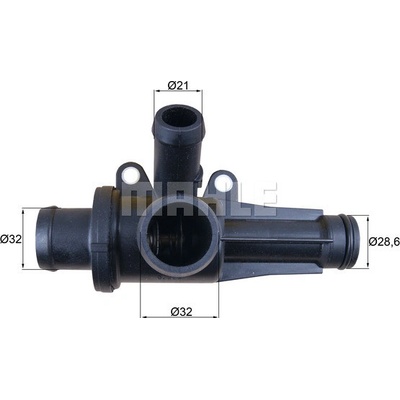 Termostat, chladivo MAHLE TH 45 87