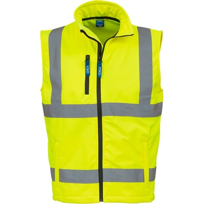 Yoko HI-VIS HV006 / Софтшел светлоотразителна жилетка - HV жълто XL (79V006zv804)