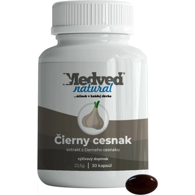 Medveď natural Čierny cesnak 30 kapsúl