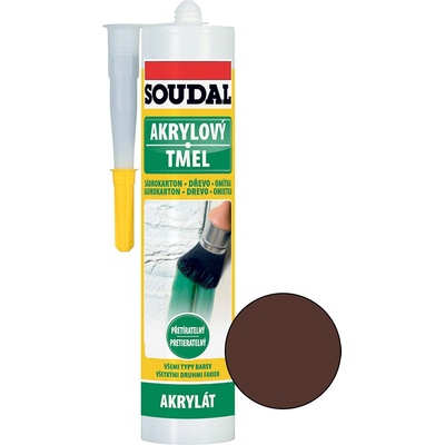 Soudal Akrylátový tmel 280 ml hneda
