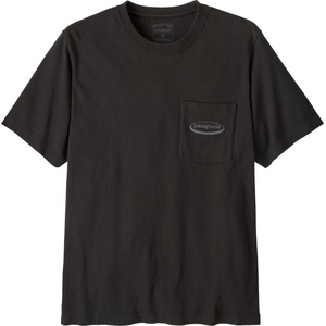 Patagonia Мъжка тениска Patagonia MW '95 Oval Logo Pocket Tee T-shirt - Black - размер XL (216-8010-0115)