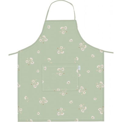 Darré Kuchyňská zástěra Sedmikrásky zelená
