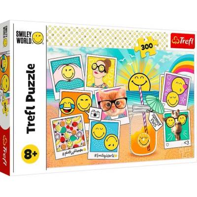 Trefl - Puzzle Smiley on vacation - 300 piese