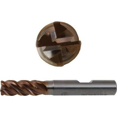 NÁSTROJE CZ Fréza 5-57/13/21mm, 4břity, stopka 6mm, R0,5, čelní válcová, břit přes střed, s rohovým rádiusem, HPC - CZTK-7462-050-05-GS-HB