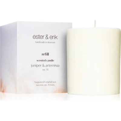 ester & erik scented candle juniper & artemisia (no. 11) ароматна свещ резервен пълнител 350 гр