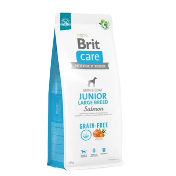 Brit care Кучешка храна без зърнени култури за млади кучета от големи породи със сьомга 12кг